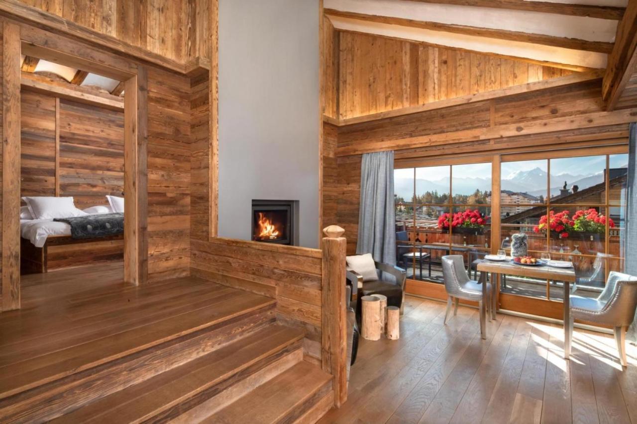 Hostellerie Du Pas De L'Ours "Relais Et Chateaux" Crans-Montana Kültér fotó