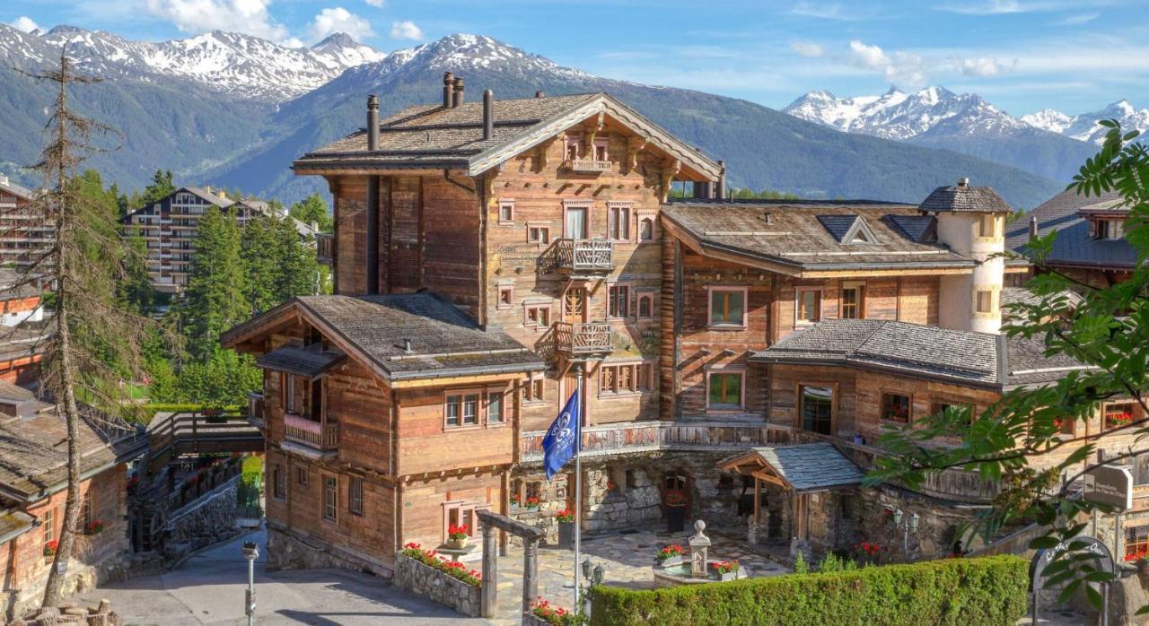 Hostellerie Du Pas De L'Ours "Relais Et Chateaux" Crans-Montana Kültér fotó