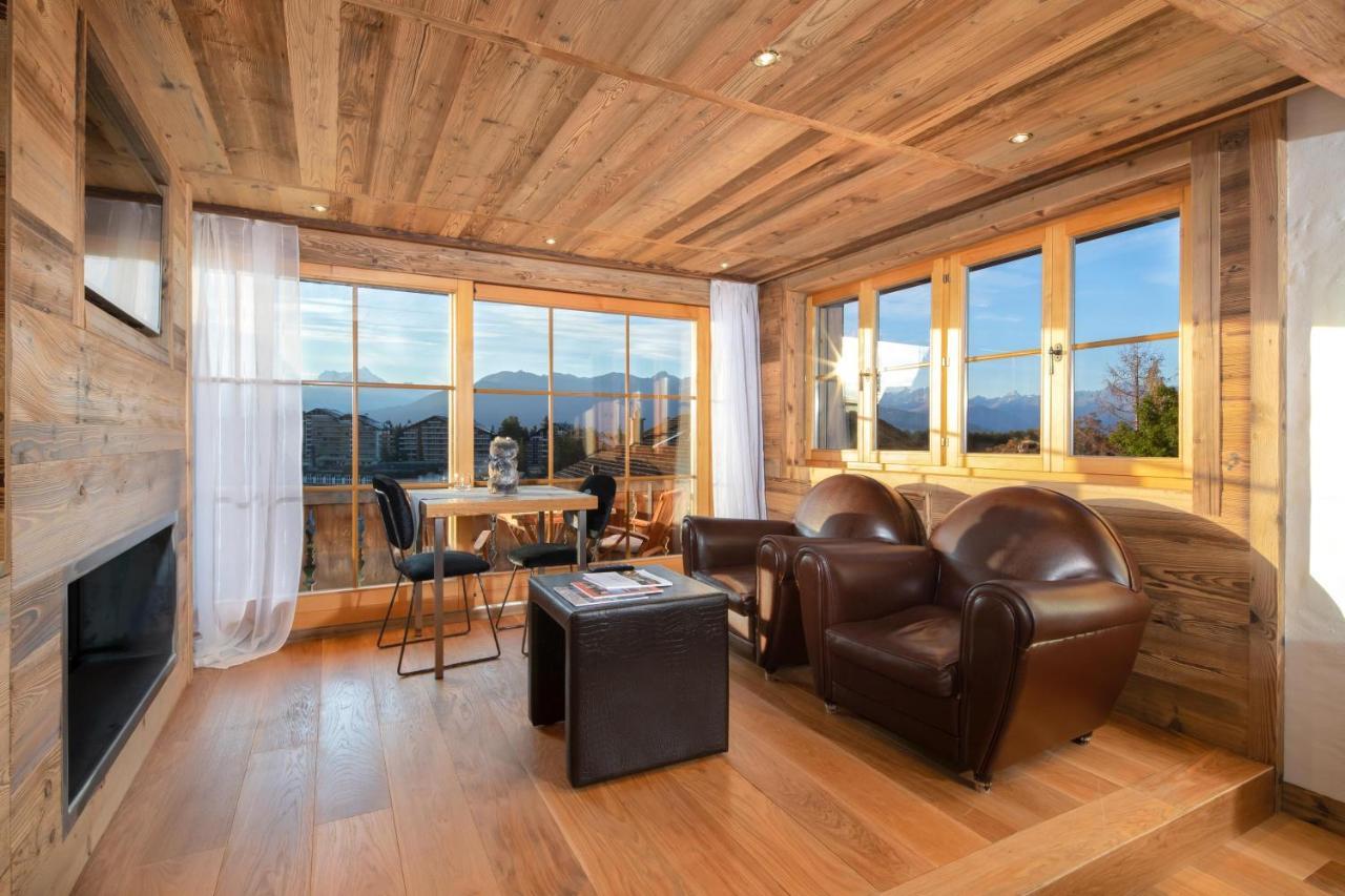 Hostellerie Du Pas De L'Ours "Relais Et Chateaux" Crans-Montana Kültér fotó