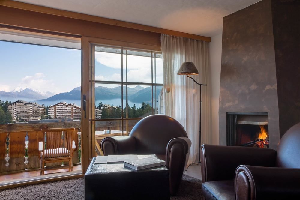 Hostellerie Du Pas De L'Ours "Relais Et Chateaux" Crans-Montana Kültér fotó