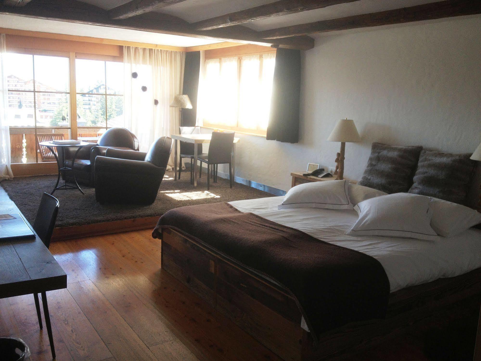Hostellerie Du Pas De L'Ours "Relais Et Chateaux" Crans-Montana Kültér fotó