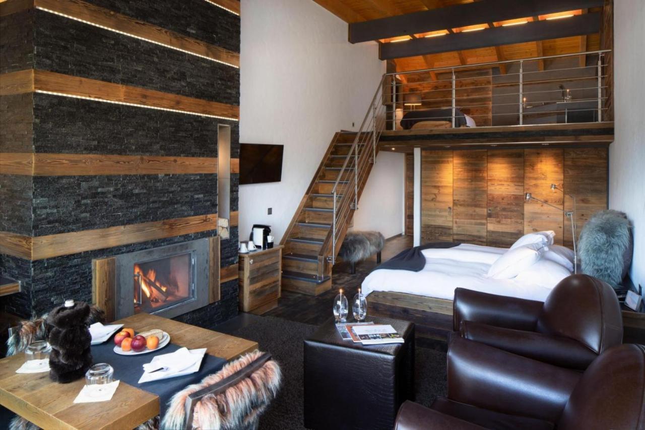 Hostellerie Du Pas De L'Ours "Relais Et Chateaux" Crans-Montana Kültér fotó